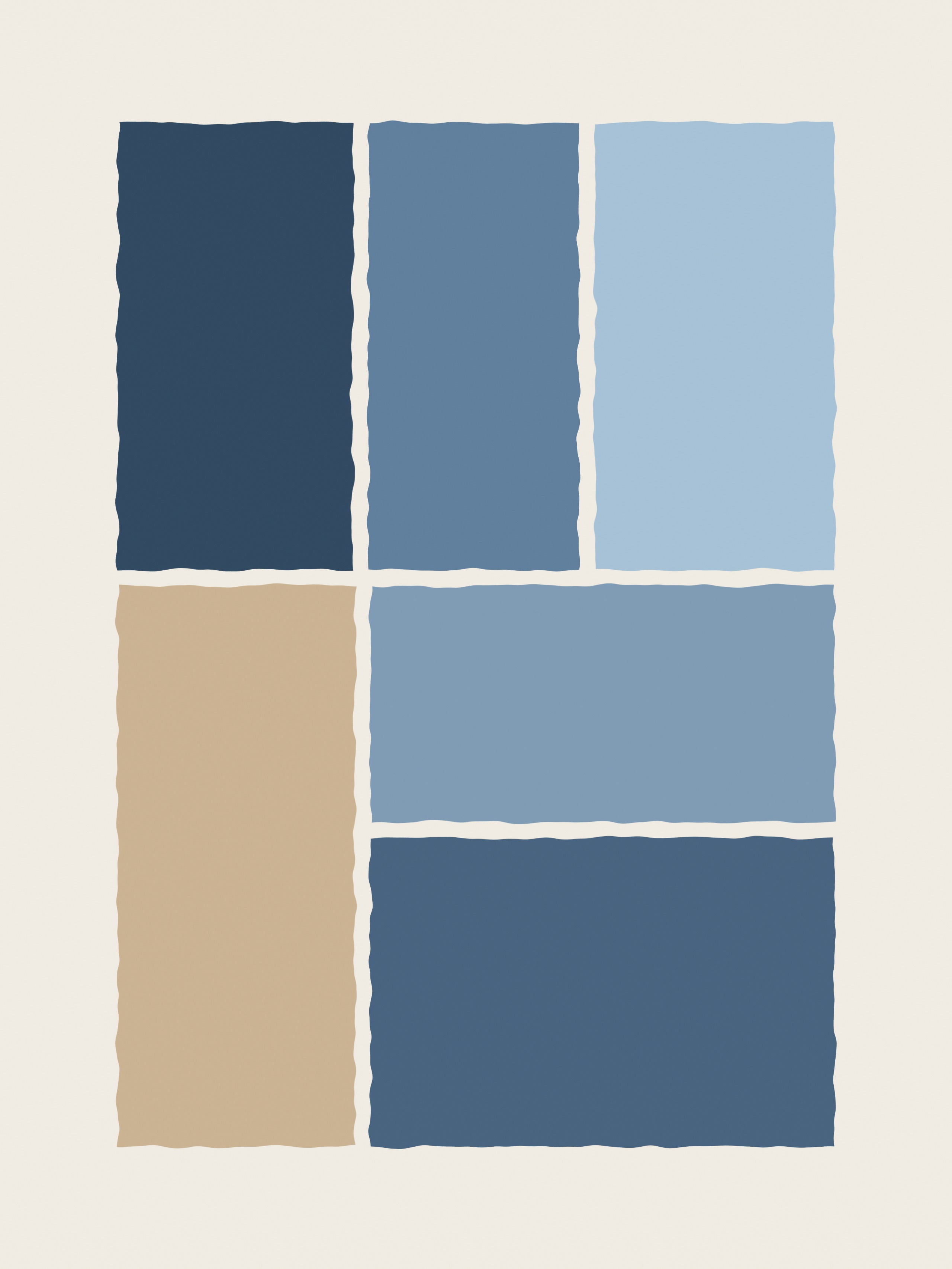 Kvadrat — Blå