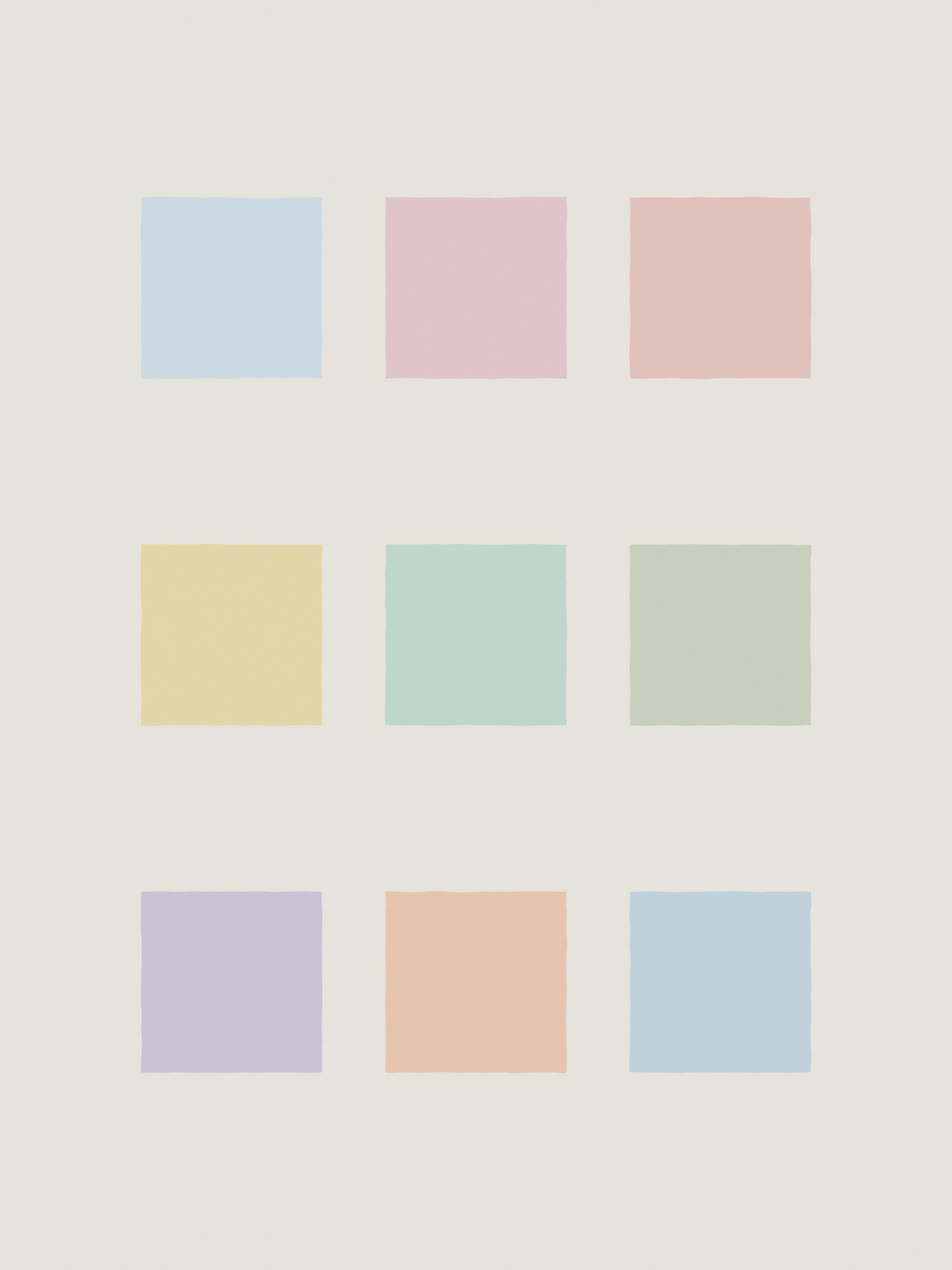 Kvadrat — Pastelfelt